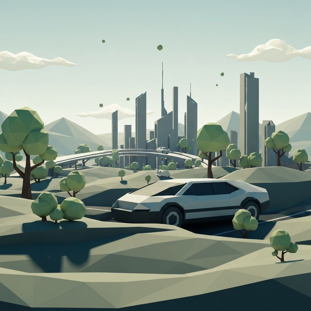 Abstract environmental sustainability and nature technology